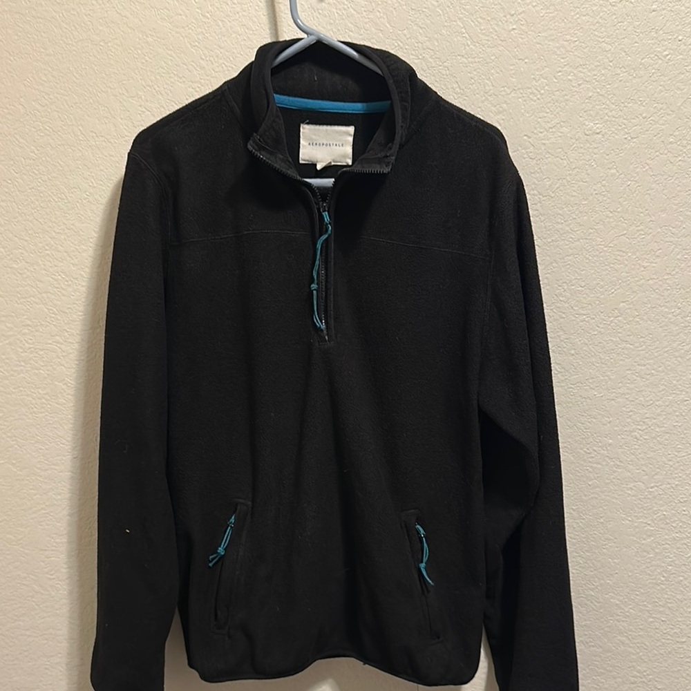 Aeropostale Black Zip Up fleece